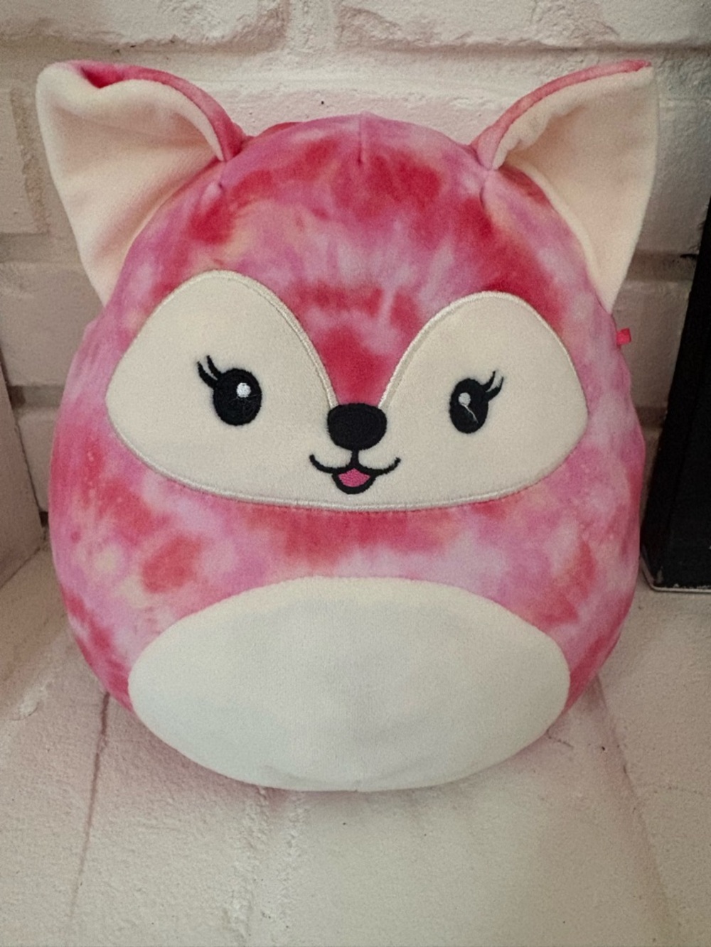 Squishmallows Pink Tie-Dye Fox Plush